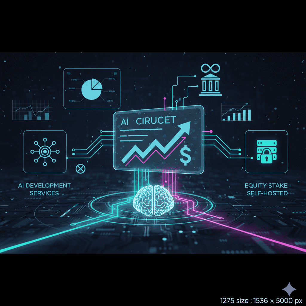 AI development services equity stake instead of cash